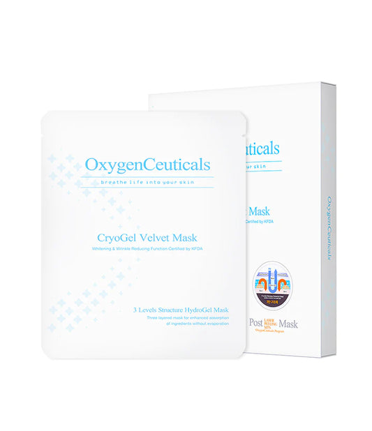 OXYGEN CEUTICALS CryoGel Velvet Mask 1box/6pcs