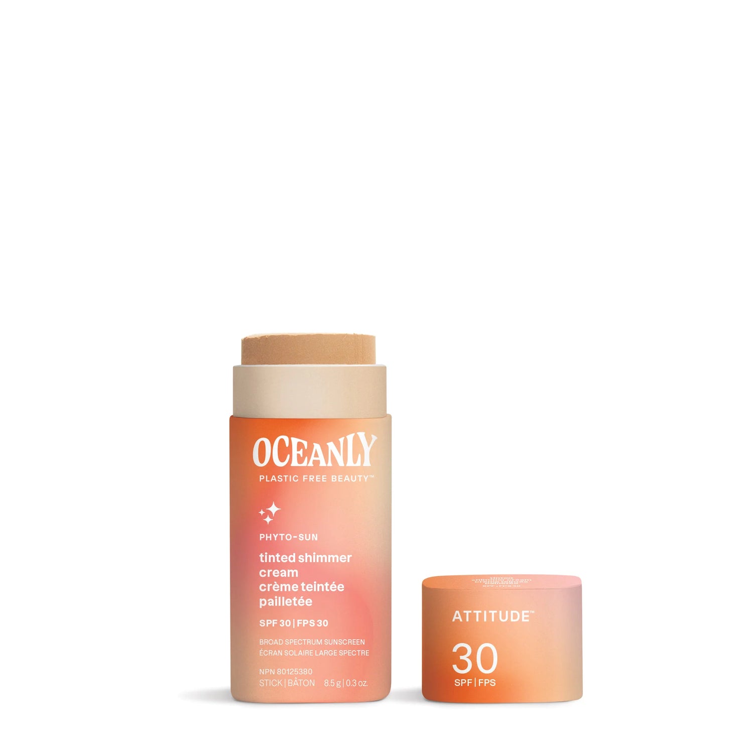 ATTITUDE OCEANLY • PHYTO-SUN Tinted shimmer cream SPF 30 8.5g
