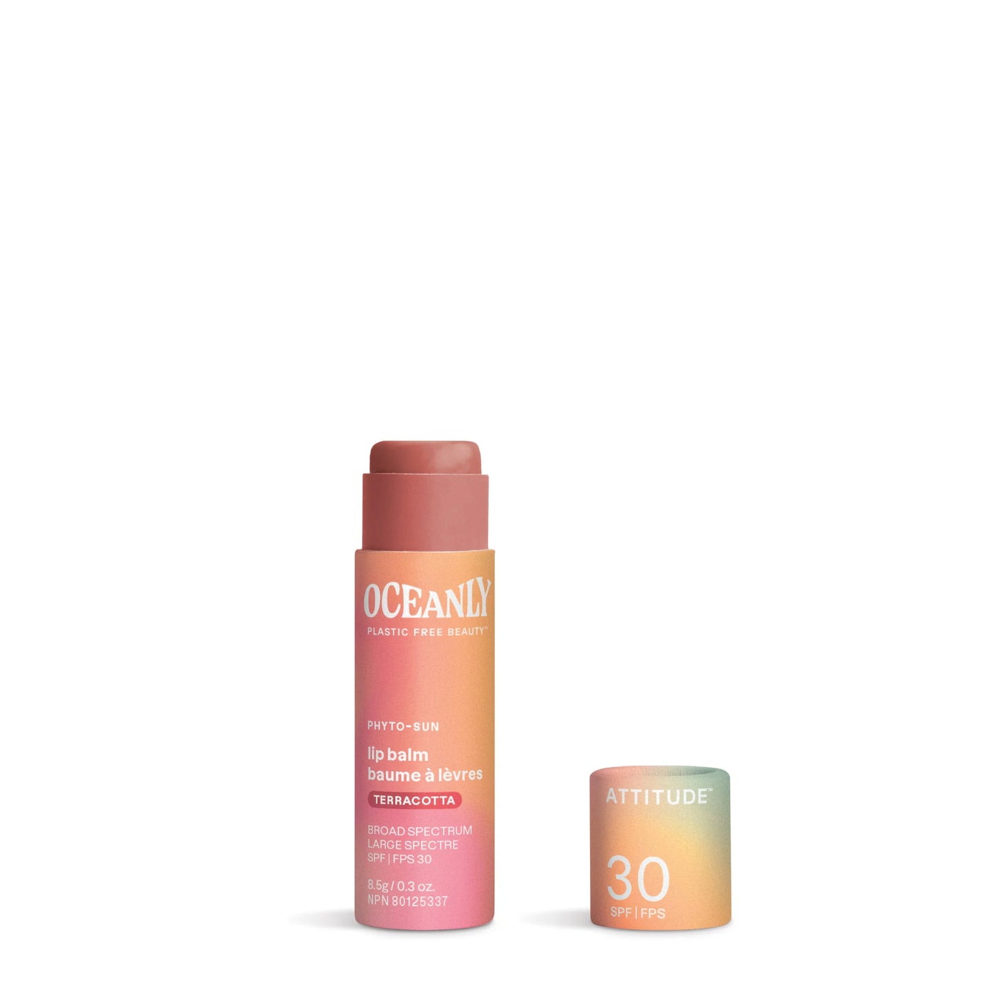 ATTITUDE OCEANLY • PHYTO-SUN Lip Balm SPF 30 – Terracotta 8.5g