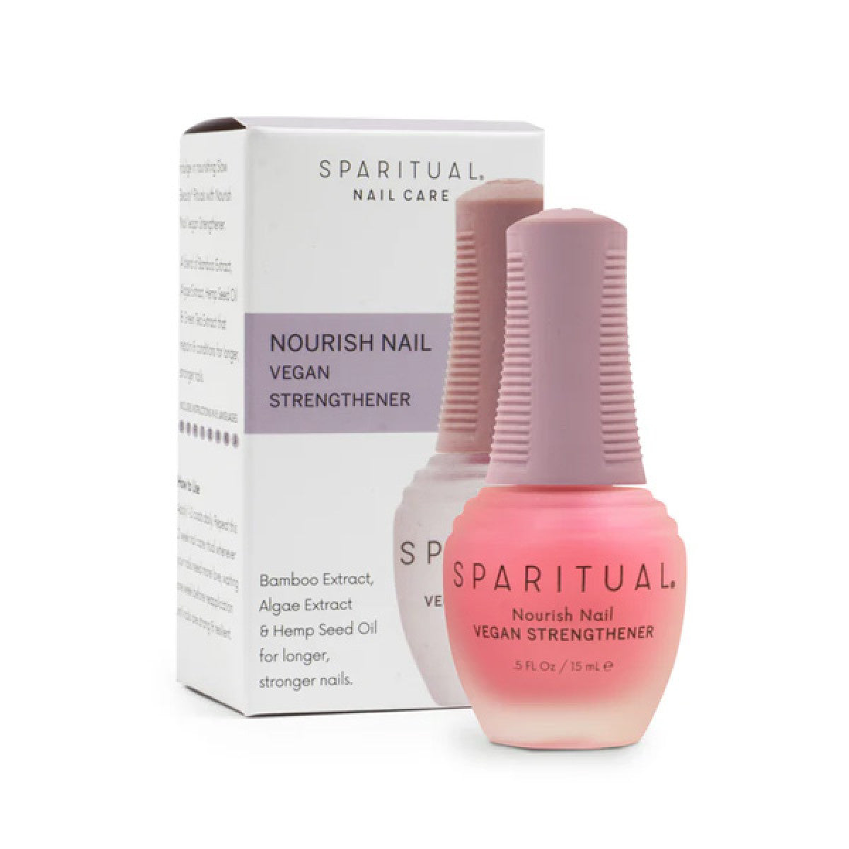 SPARITUAL Nourish Nail Vegan Strengthener .5oz/15ml