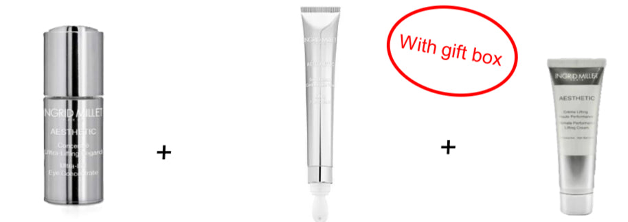 INGRID MILLET AESTHETIC Ultra Eye Concentrate 15ml + Lifting Eye Cream 15ml + Global Rich Cream 15ml