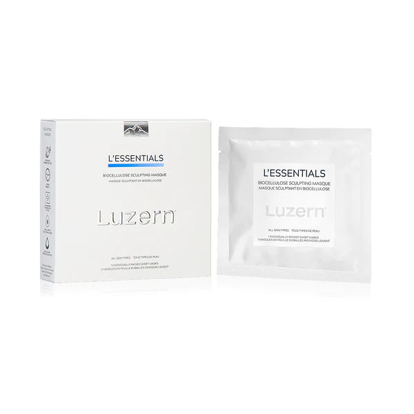 LUZERN L'ESSENTIALS Biocellulose Sculpting Mask - 5pcs