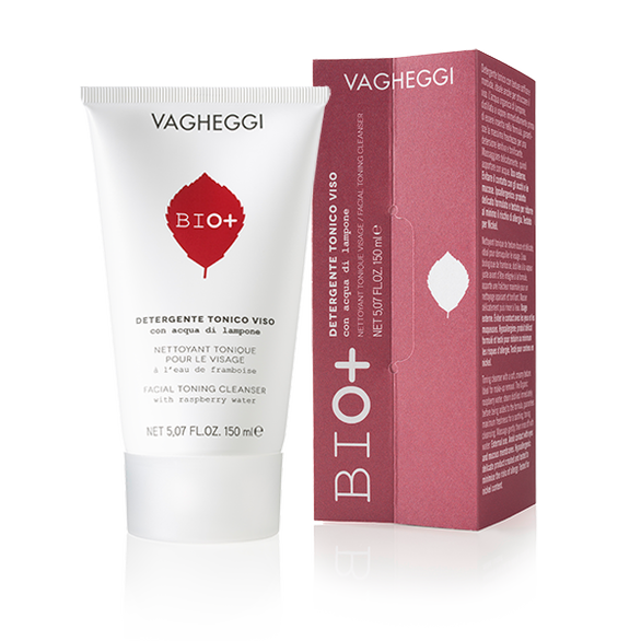 VAGHEGGI BIO+ Facial Toning Cleanser with Raspberry Water 150ml
