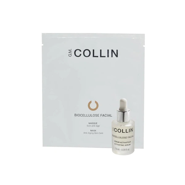 G.M. COLLIN Biocellulose Facial Mask - 5 masks + 1 serum (7.5ml)