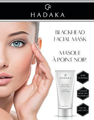 HADAKA Blackhead Facial Mask 8ml sachet / 50ml tube