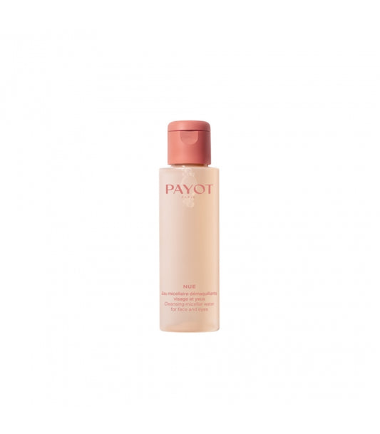 PAYOT NUE EAU MICELLAIRE DÉMAQUILLANTE Cleansing Micellar Water Face & Eyes 100ml Travel