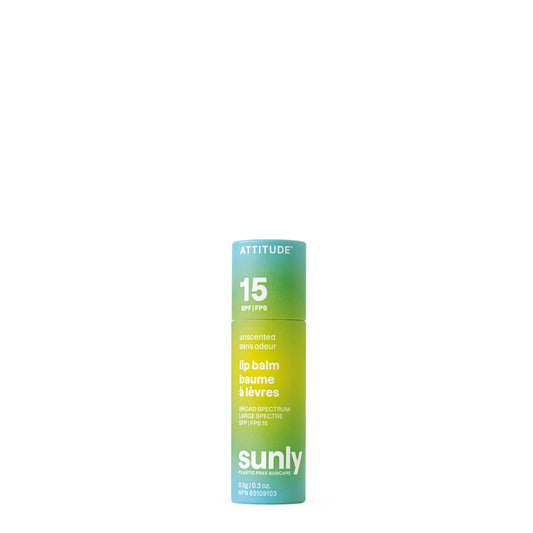 ATTITUDE SUNLY Tinted lip balm – SPF 15 – Unscented 8.5g