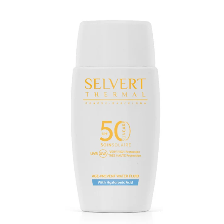 SELVERT THERMAL Suncare Age Prevent Water Fluid SPF50 (With Hyaluronic Acid) 50ml