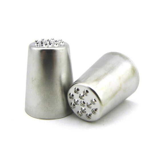 Stainless Steel Small Grass Shape Cream Nozzle 1.8 x 3cm