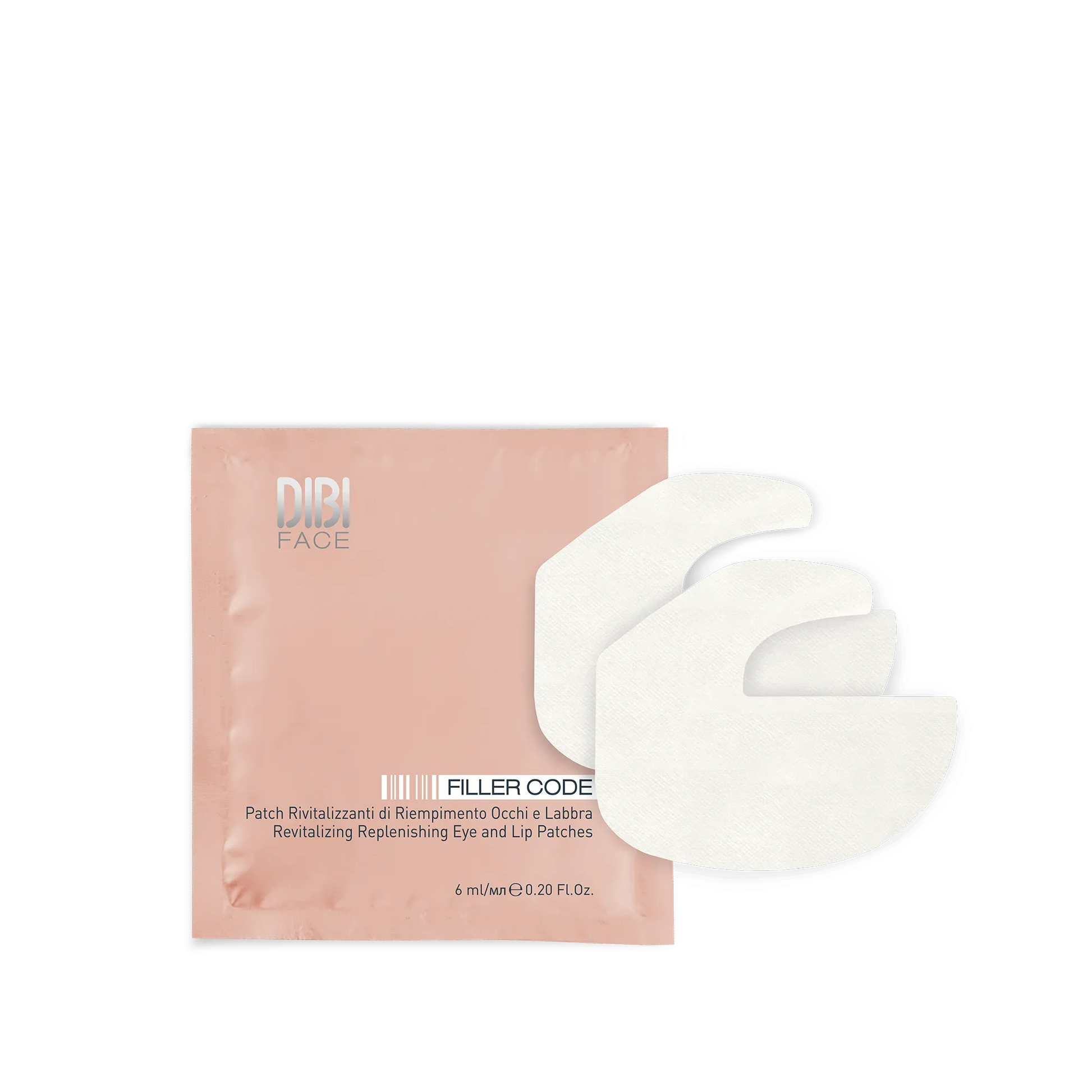 DIBI FILLER CODE Revitalizing Replenishing Eye & Lip Patches - 4 pairs