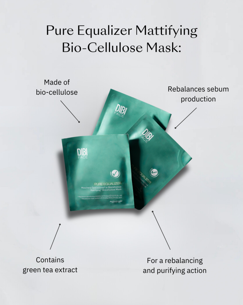 DIBI PURE EQUALIZER Mattifying Biocellulose Mask 8mlx10appl