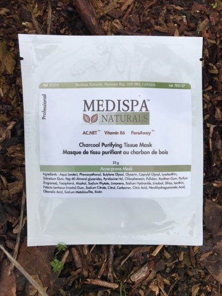 MEDISPA NATURALS Charcoal Purifying Tissue Mask