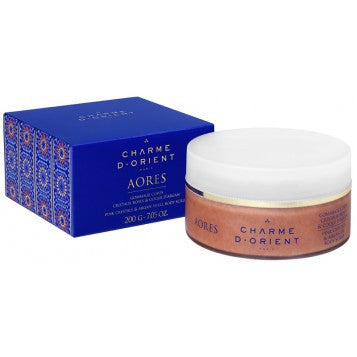 CHARME D'ORIENT Pink Crystals and Argan Shell Scrub 200g