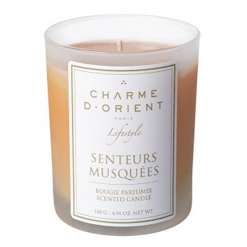 CHARME D'ORIENT Perfumed Candle Musk Scent 140g
