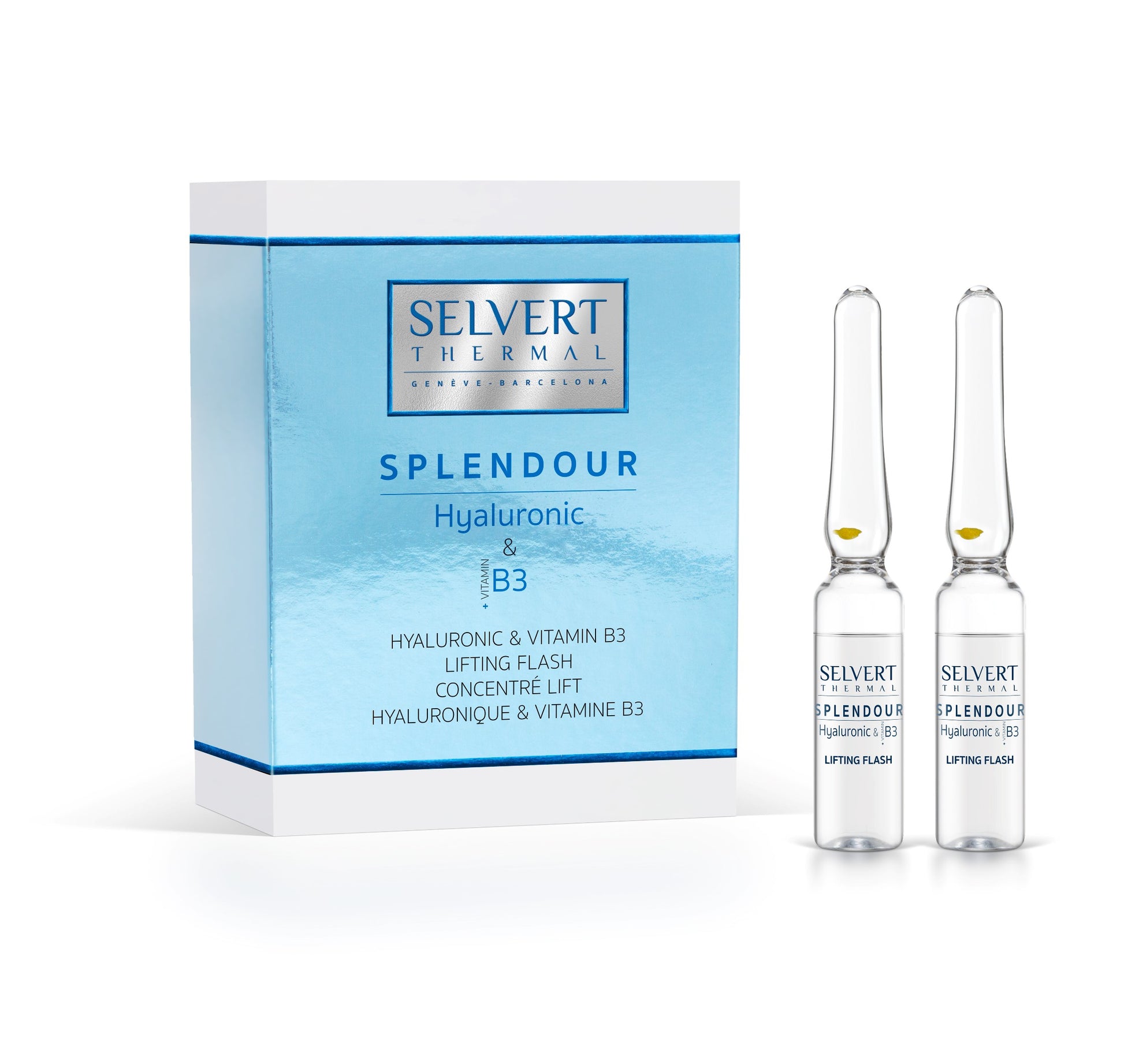 SELVERT THERMAL SPLENDOUR Hyaluronic & Vitamin B3 Lifting Flash 1.5mlx2