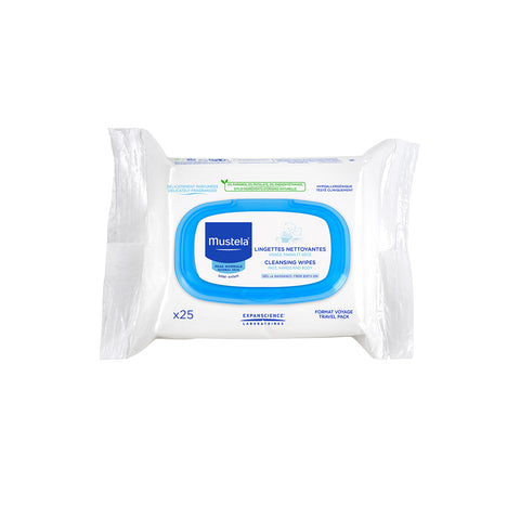 MUSTELA Face Cleansing Wipes 25pcs