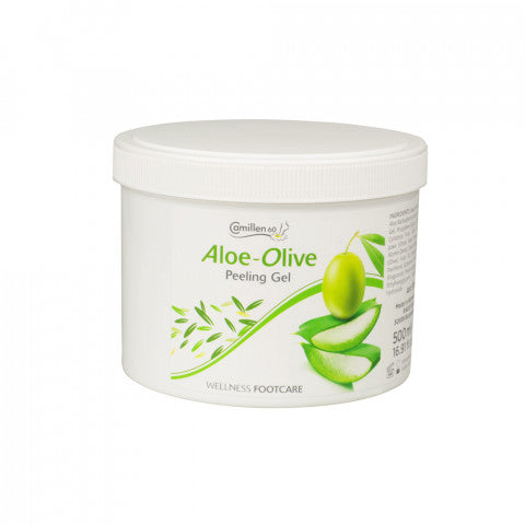 CAMILLEN 60 Peeling Gel Aloe & Olive (Soothing Scrub to Gently Remove Callus & Dry Skin) 500ml