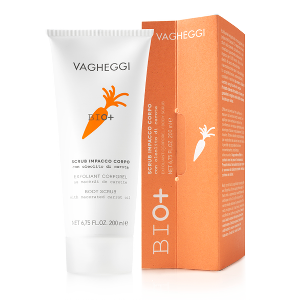 VAGHEGGI BIO+ Body scrub with macerated carrot oil 200ml