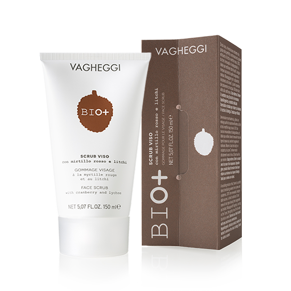 VAGHEGGI BIO+ Face Scrub with Red Bilberry and Lychee 150ml