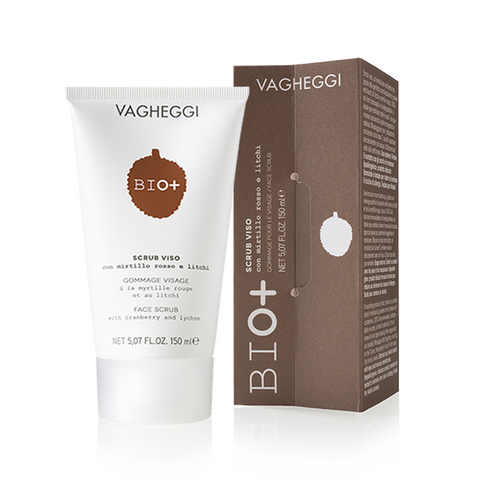 VAGHEGGI BIO+ Face Scrub with Red Bilberry and Lychee 150ml