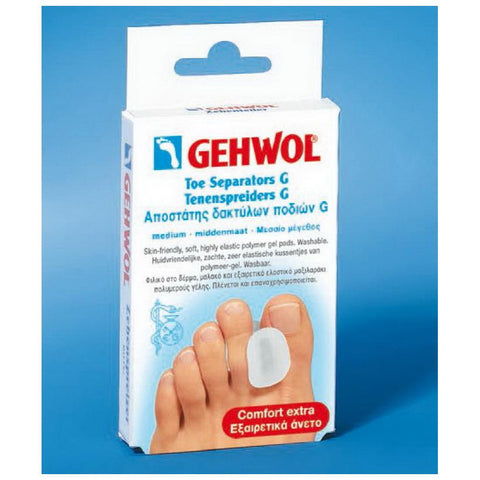 GEHWOL Toe Separators G Polymer Gel  3pks  (S/M/L)