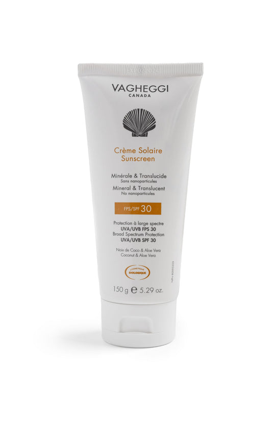 VAGHEGGI Organic Certified Mineral Sunscreen SPF30 150ml