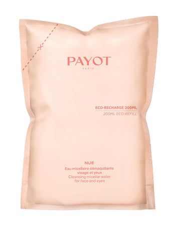 PAYOT NUE EAU MICELLAIRE DÉMAQUILLANTE Cleansing Micellar Water Face & Eyes 200ml Refill